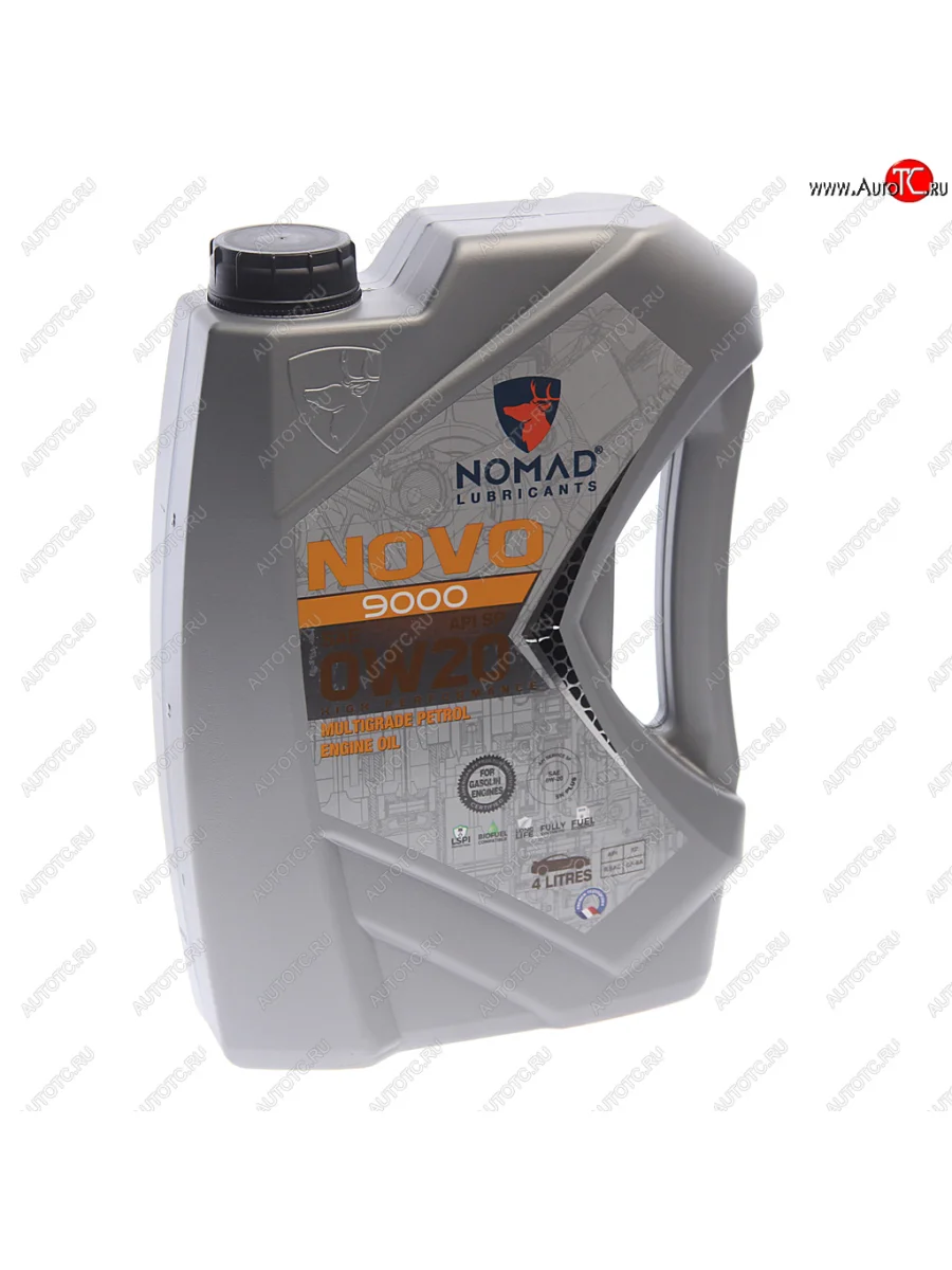 Масло моторное NOVO 9000 SP 0W20 синт.4л NOMAD NOMAD 6297001279328 с доставкой в г. Кемерово