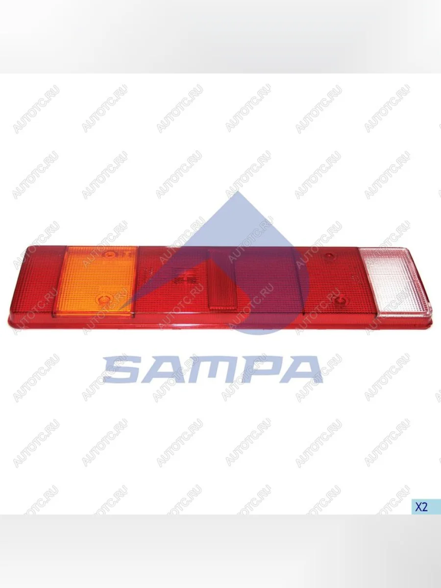 Рассеиватель DAF MAN SCANIA IVECO фонаря заднего левогоправого (467х132мм) SAMPA SAMPA 061.082 с доставкой в г. Кемерово