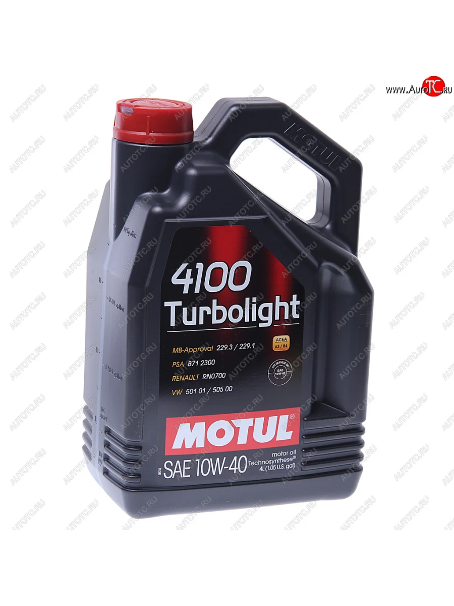 Масло моторное 4100 TURBOLIGHT 10W40 п/синт.4л MOTUL MOTUL 109462 MOTUL 109462 с доставкой в г. Кемерово