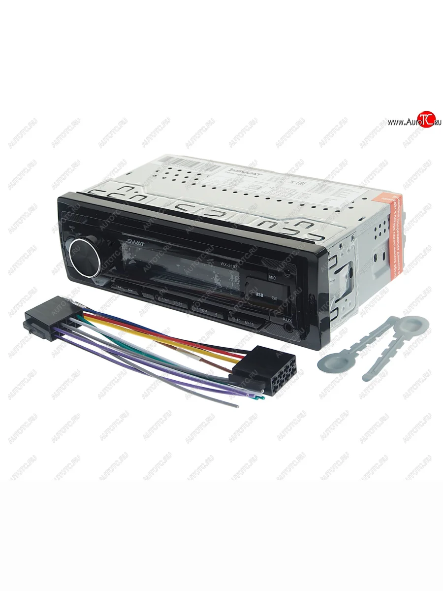 Магнитола автомобильная 1DIN SWAT SWAT wx-2107 с доставкой в г. Кемерово