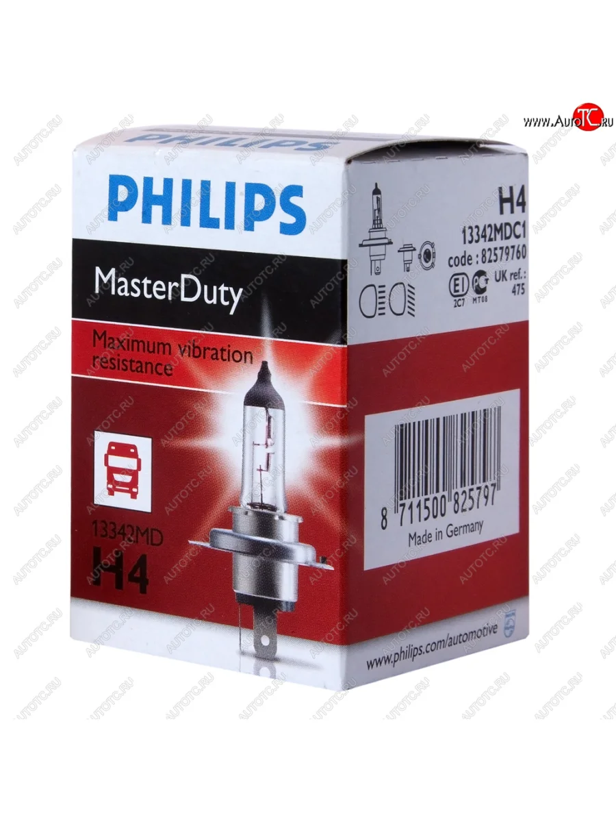 Лампа 24V H4 7570W P43t-38 Master Duty PHILIPS PHILIPS 13342mdc1 с доставкой в г. Кемерово