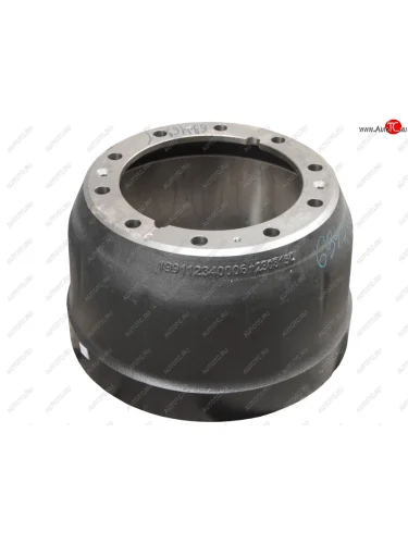 Барабан тормозной SHACMAN SHAANXI F2000 задний OE SHACMAN 99112340006