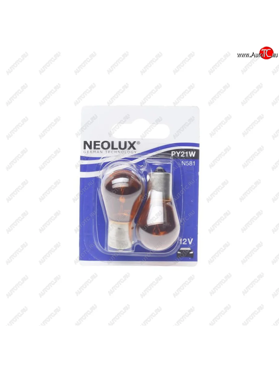 Лампа 12V PY21W BAU15s 280лм блистер (2шт.) Standard NEOLUX NEOLUX n581-02b с доставкой в г. Кемерово