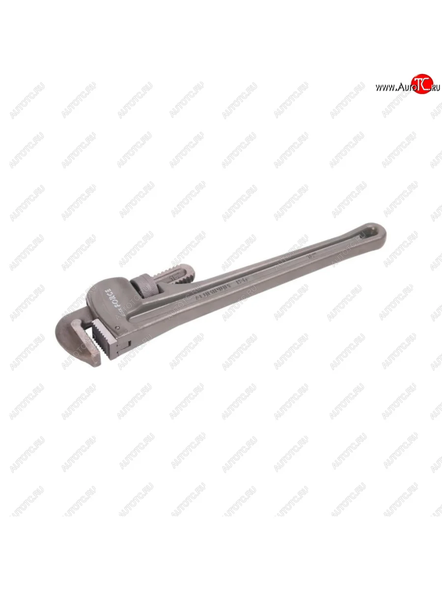 Ключ газовый 60мм 18 с алюминиевой рукояткой ROCKFORCE ROCKFORCE rf-68418 с доставкой в г. Кемерово