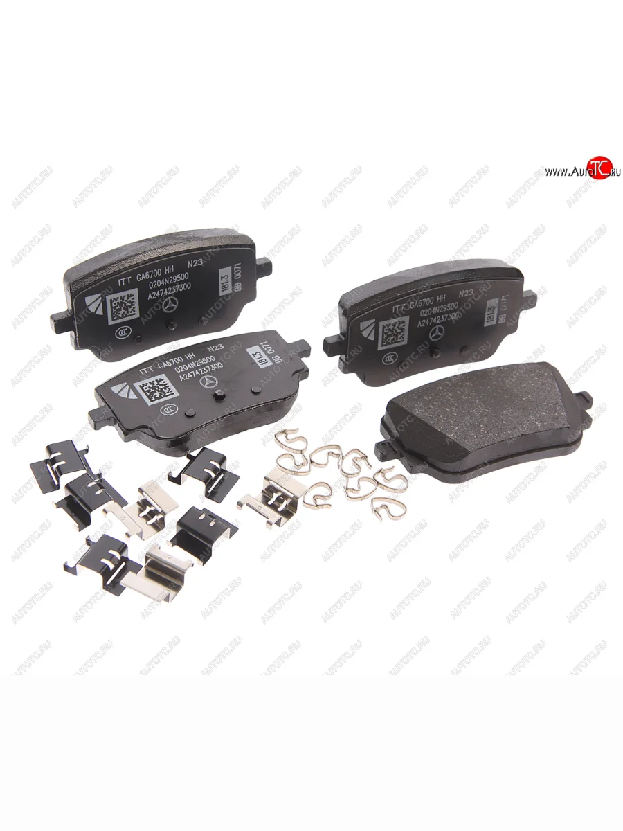 Колодки тормозные MERCEDES CLA (C118) (19-) задние (4шт.) OE MERCEDES a0004201706 с доставкой в г. Кемерово