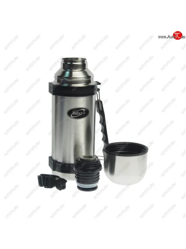 Термос 1л узкая горловина, сталь, ручка с кнопкой BIOSTAL BIOSTAL ny-1000-2