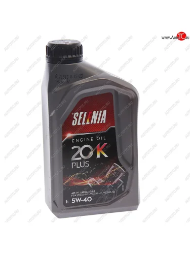 Масло моторное 20 K PLUS 5W40 синт.1л SELENIA PETRONAS PETRONAS 70651e18eu