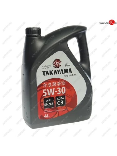 Масло моторное API SNCF C3 5W30 синт.4л TAKAYAMA TAKAYAMA 605523