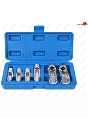 Набор головок разрезных 12 38 10-19мм 6 предметов в кейсе ROCKFORCE ROCKFORCE rf-4011056