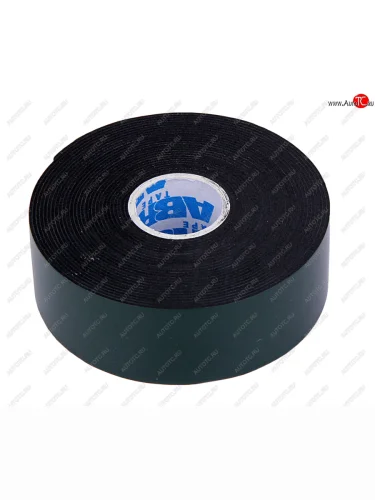 Скотч двухсторонний 30ммх5м черный MASTERS ABRO ABRO be-30mm-5m-rw