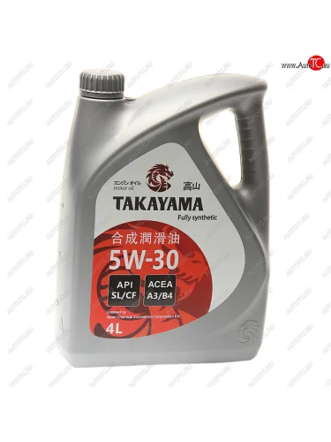 Масло моторное API SL/CF 5W30 синт.4л TAKAYAMA TAKAYAMA 605522 TAKAYAMA 605522