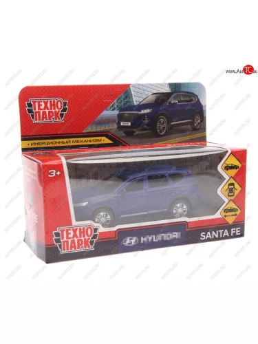 Модель автомобиля HYUNDAI Santa Fe металлическая ТЕХНОПАРК ТЕХНОПАРК santafe2-12fil-bu