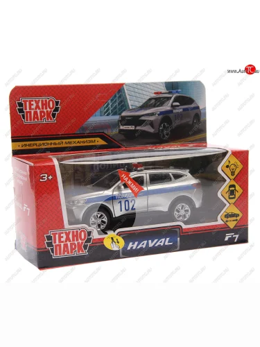 Модель автомобиля HAVAL F7 металлическая (свет, звук) ТЕХНОПАРК ТЕХНОПАРК f7-12slpol-sr