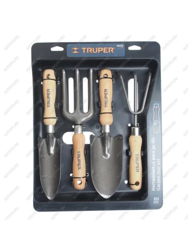 Набор инструментов садовых 4 предмета металл TRUPER TRUPER 15030