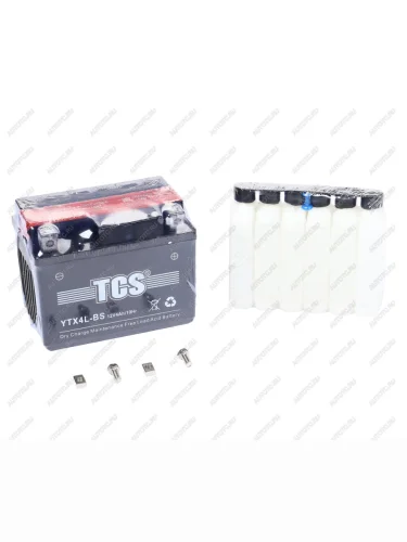 Аккумулятор TCS AGM 4Ач TCS 6ст4 ytx4l-bs