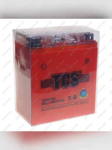 Аккумулятор TCS GEL 7Ач TCS 6ст7 gel-12n7a-bs