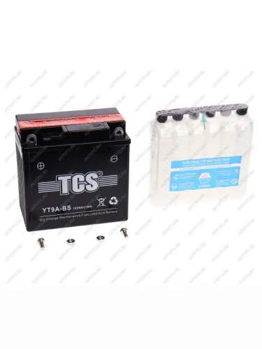 Аккумулятор TCS AGM 9Ач TCS 6ст9 yt9a-bs