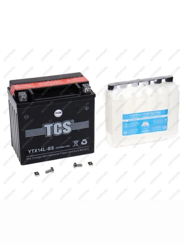 Аккумулятор TCS AGM 14Ач TCS 6ст14 ytx14l-bs