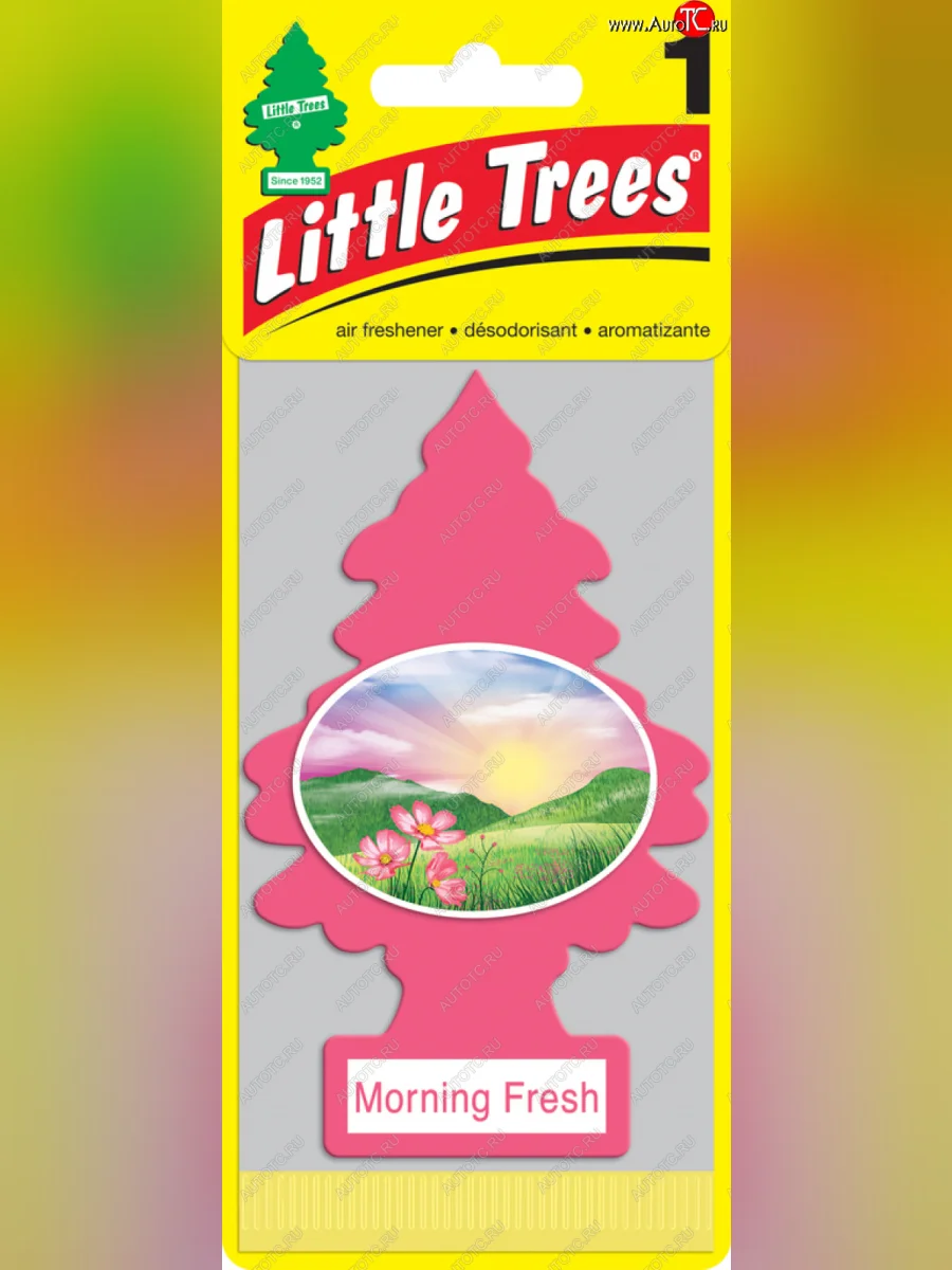 Ароматизатор подвесной пластина (свежесть утренняя) Елочка CAR FRESHNER CAR FRESHNER u1p-10228-russ  в Самаре Самарской области