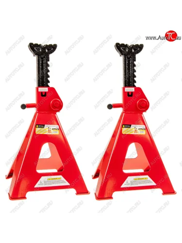 Стойка ремонтная 12т h=482-747мм 2шт. ЭВРИКА ЭВРИКА er-89012
