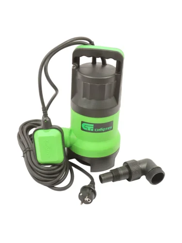 Насос погружной дренажный для грязной воды 800Вт 225лмин. глубина погружения 7м подача 9м СИБРТЕХ СИБРТЕХ 97265