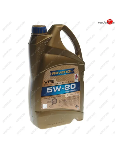 Масло моторное VFE 5W20 синт.4л RAVENOL RAVENOL 1111311-004