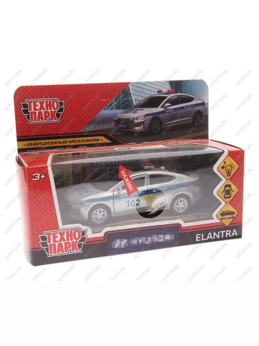 Модель автомобиля HYUNDAI Elantra металлическая (свет, звук) ТЕХНОПАРК ТЕХНОПАРК elantra-12slpol-sr