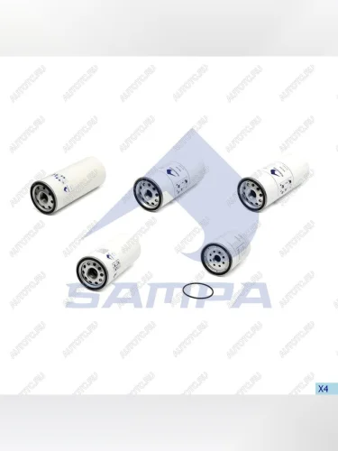 Фильтр топливный RENAULT Premium VOLVO FH12,FH16 компл.для ТО Long Life (масляные+топливные) SAMPA SAMPA 030.816-01