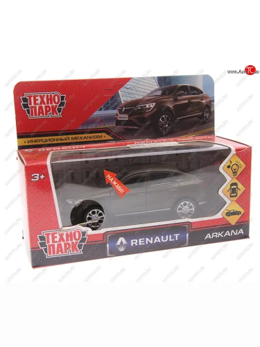 Модель автомобиля RENAULT Arkana металлическая (свет, звук) ТЕХНОПАРК ТЕХНОПАРК arkana-12slfil-bn