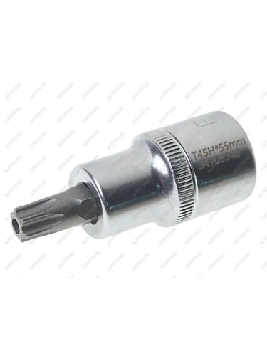 Бита-головка 12 TORX T45х55мм с отверстием ROCKFORCE ROCKFORCE rf-34705545