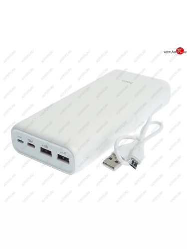 Аккумулятор внешний 20000мА/ч для зарядки мобильных устройств HOCO HOCO j80a white HOCO j80a white