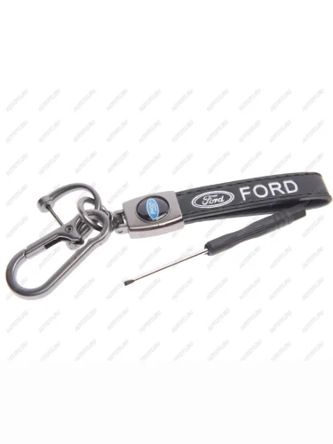 Брелок Форд металл, кожа, в комплекте отвертка MASHINOKOM MASHINOKOM bko 024