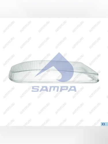 Стекло фары противотуманной MAN TGX (08-) правой SAMPA SAMPA 022.033