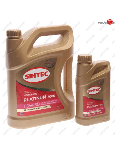 Масло моторное Platinum 7000 A5B5 5W30 синт.4+1л SINTEC SINTEC 600224