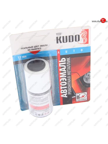 Краска CHERY GRA05 TITANIUM CREY серая с кистью 15мл KUDO KUDO ku-74006