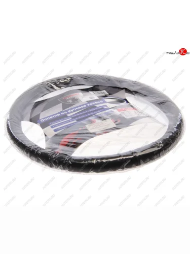 Оплетка руля (L) 39-41см черная экокожа TORINO TORINO hj-s1014bk-l TORINO hj-s1014bk-l