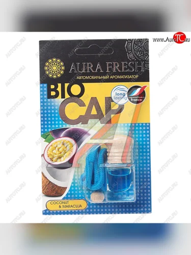 Ароматизатор подвесной жидкостный (coconut&maracuja) 6мл Bio Cap AURA FRESH AURA FRESH 23005