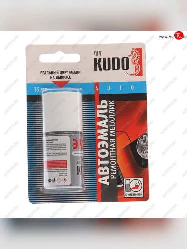 Краска GEELY D06 PEARL SILVER серебристая с кистью 15мл KUDO KUDO ku-74202