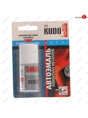 Краска BAIC CAQGP7 WHITE METALLIC белая с кистью 15мл KUDO KUDO ku-74370