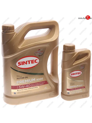 Масло моторное Premium 9000 A3B4 5W40 синт.4+1л SINTEC SINTEC 600230
