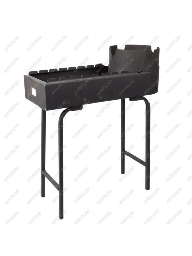 Мангал сварной 900х320х900х2.0мм с печью под казан 6-8л NO NAME 644mm116