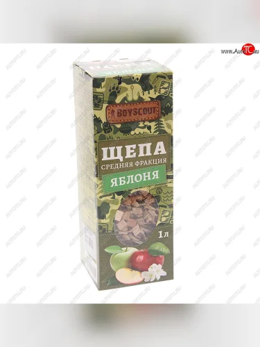 Щепа для копчения яблоневая 295г BOYSCOUT BOYSCOUT 61056