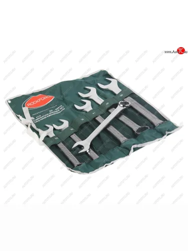 Набор ключей комбинированных 33-50мм 6 предметов на полотне ROCKFORCE ROCKFORCE rf-5061p