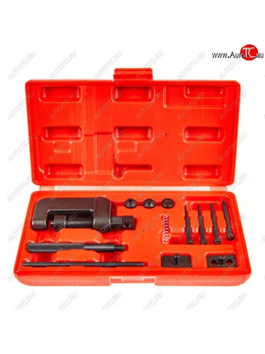 Набор приспособлений для ремонта приводных цепей 13 предметов в кейсе ЭВРИКА ЭВРИКА er-86709