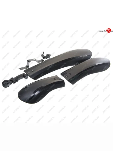 Крыло велосипедное 24-26 широкое пластик 2шт. черное NO NAME ttwfi175xgnb0623