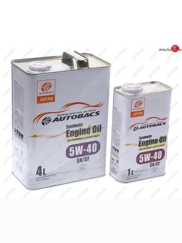 Масло моторное ENGINE OIL 5W40 синт.4л+1л Сингапур AUTOBACS AUTOBACS a00032432-5401
