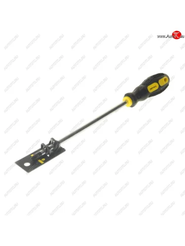 Отвертка крестовая PH 3.0х200мм магнитная с противоскользящей ручкой (сталь CrV) с держателем ЭВРИКА ЭВРИКА er-7dh-15h