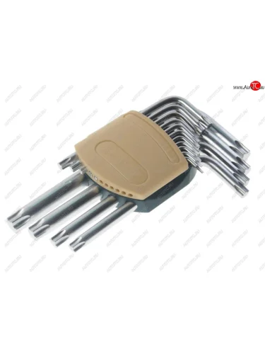 Набор ключей TORX Т6-Т60 Г-образных 15 предметов с держателем ROCKFORCE ROCKFORCE rf-5151