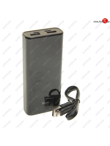 Аккумулятор внешний 10000мАч для зарядки мобильных устройств HOCO HOCO j45 black