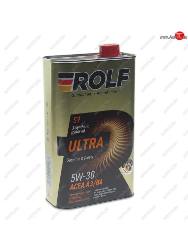Масло моторное Ultra A3B4 5W30 синт.1л ROLF ROLF 323103